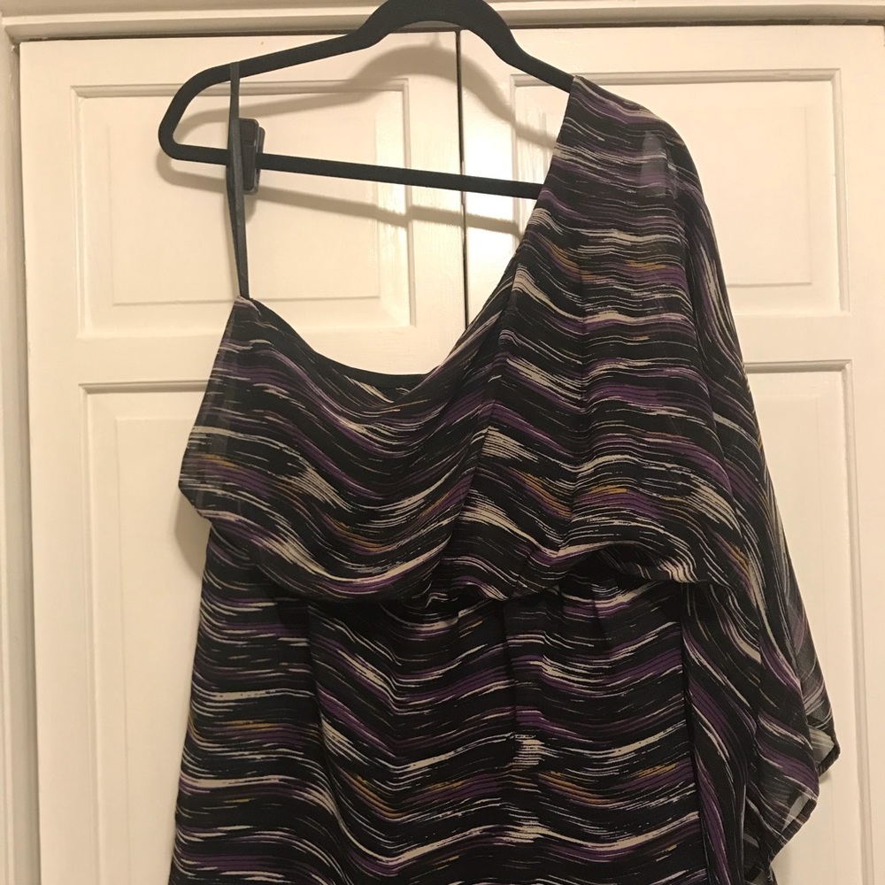 One shoulder mini dress